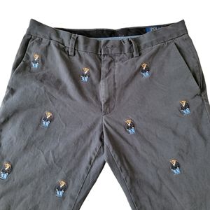 Polo Ralph Lauren Casual gray chino pants with bears original khaki casual